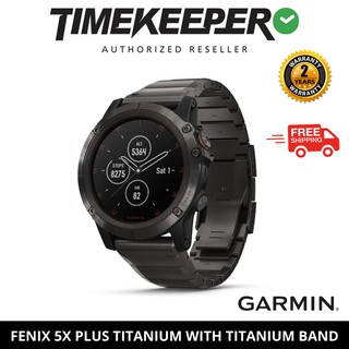 garmin fenix 5x plus sapphire titanium dlc