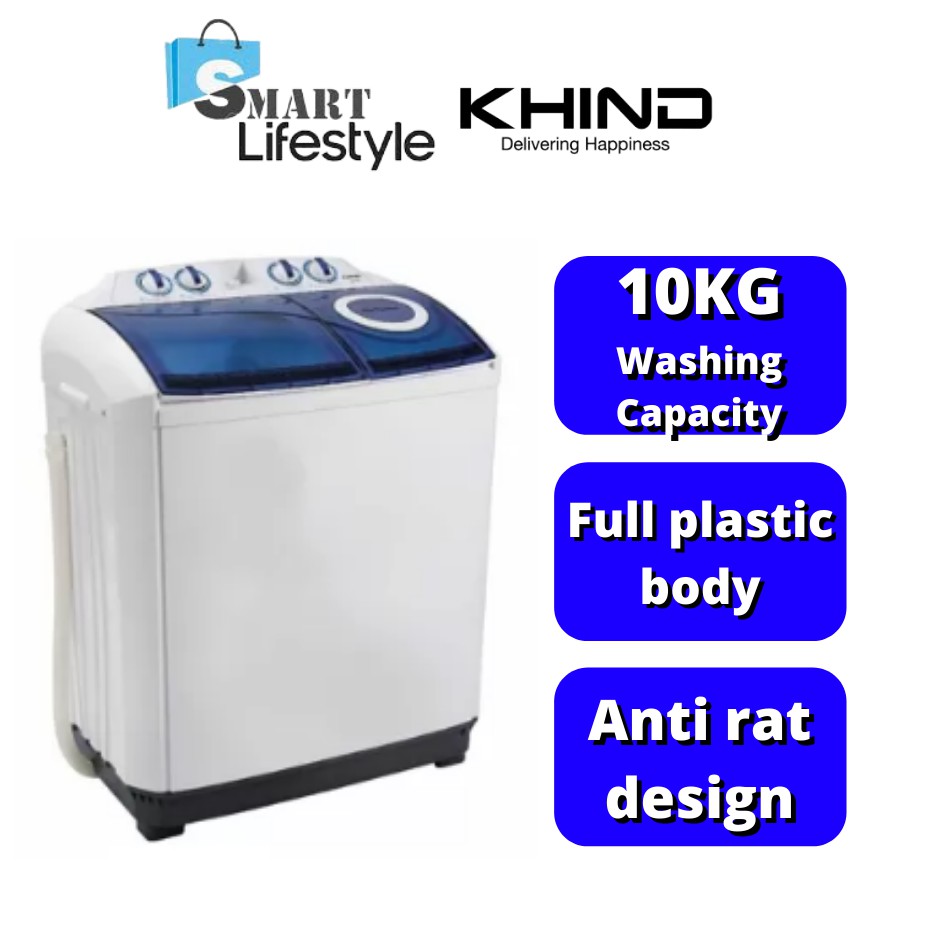 Khind Semi Auto Washing Machine (10kg) WM1017 | Shopee ...