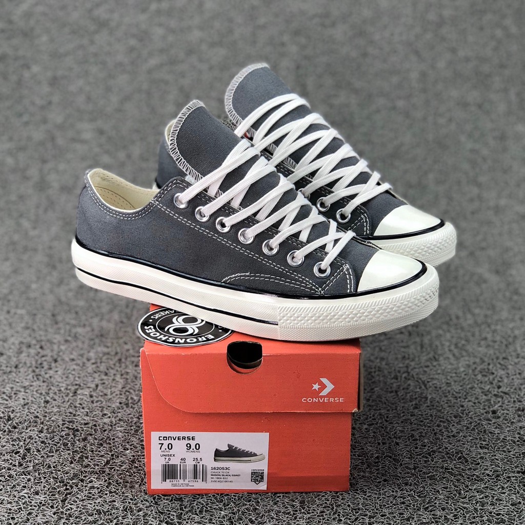 converse 70s black egret low