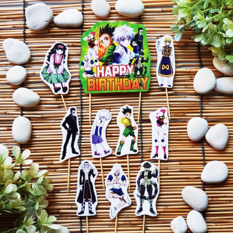 Cake topper toper decoration skewer cake rice cake tumpeng pudding birthday happy birth…