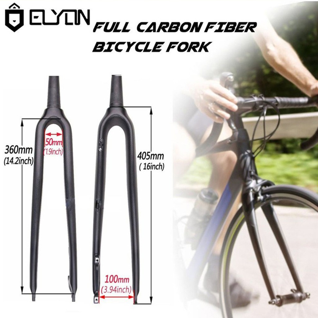 Full Carbon Fiber Front Fork Bicycle Racing Road Bike Fork Cycling Bike Parts