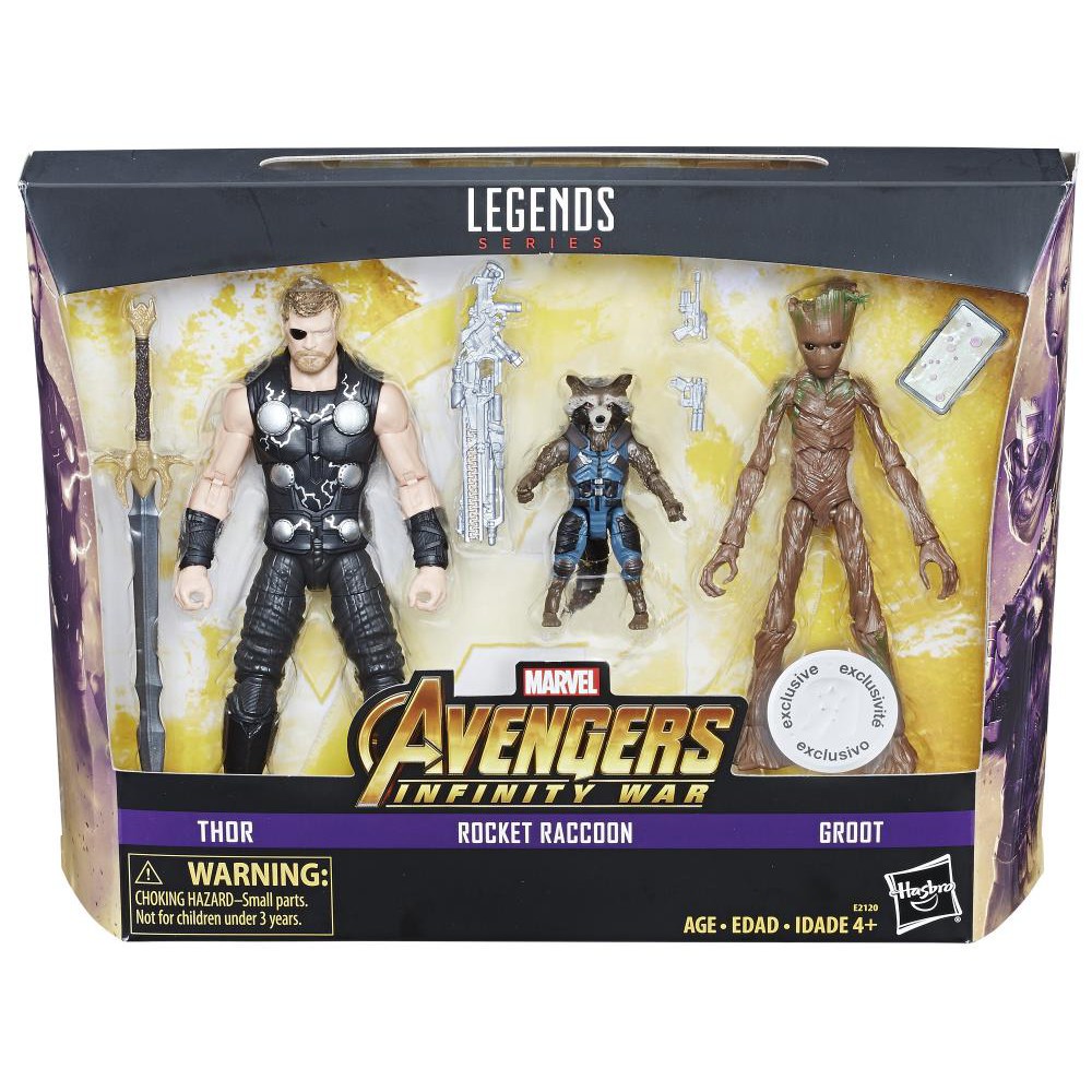 marvel legends infinity war 3 pack thanos