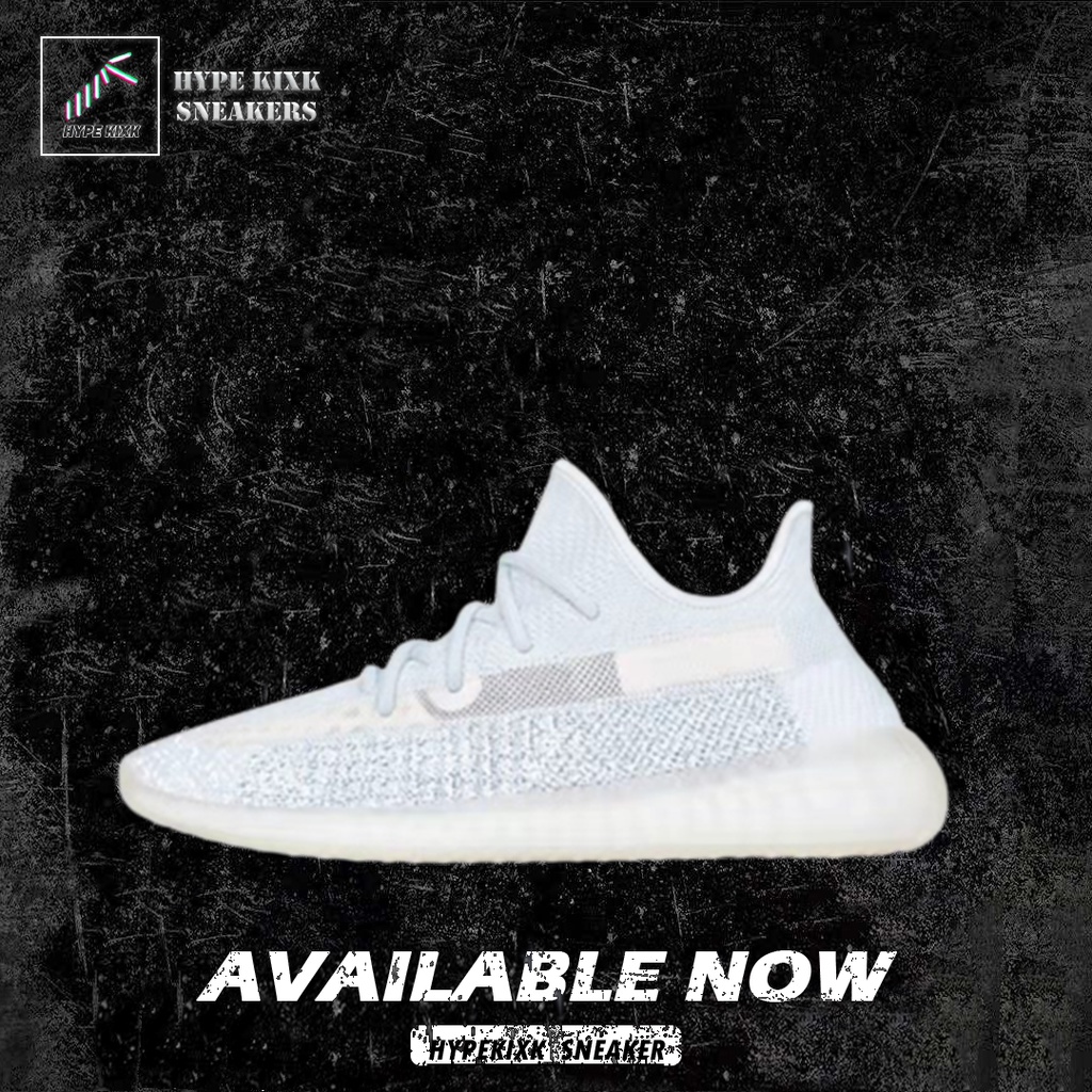 adidas Yeezy Boost 350 V2 Cloud White FW5317 ( Reflective ) Originals Quality 100% Men's And Women's Sneakers Shoes