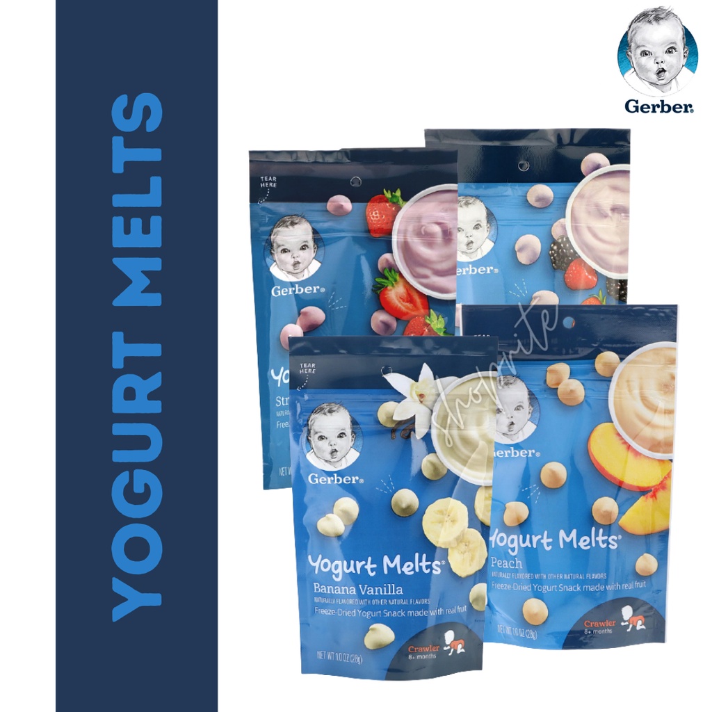 Gerber Yogurt Melt for 8+ Months Old (4 Flavours) Shopee Malaysia