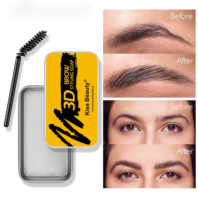 Eyebrow Soap Wax Fluffy Eyebrows Gel Eyebrow Styling Makeup Soap Brow