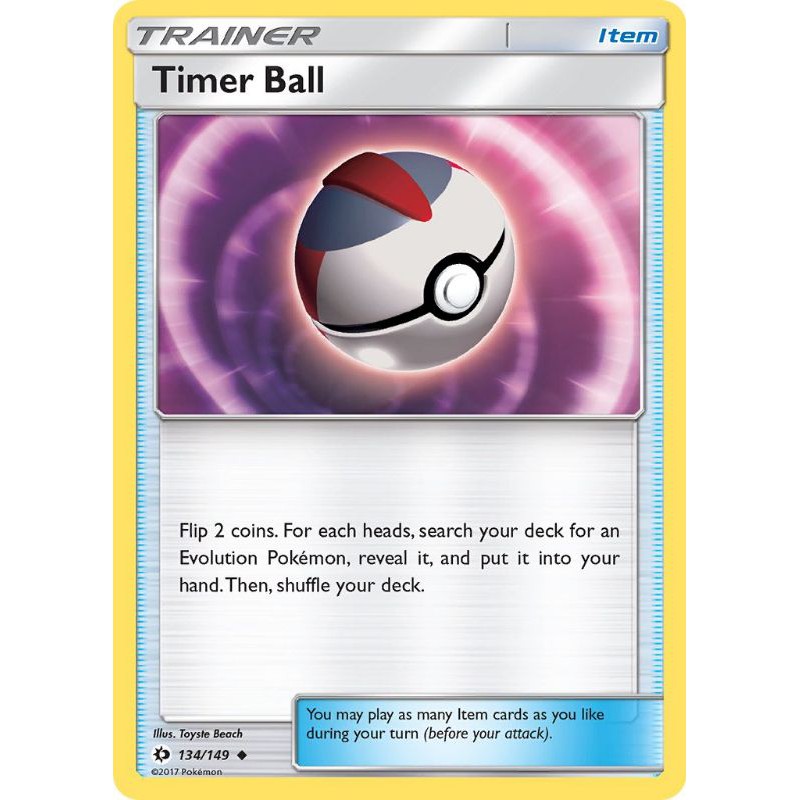 Pokemon Tcg Sun Moon Timer Ball Shopee Malaysia