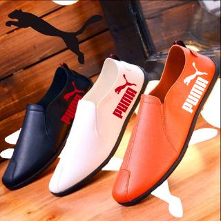 Shoes Men Loafers Fashion Leather Shoes Men's Casual Sneakers Ready Stock