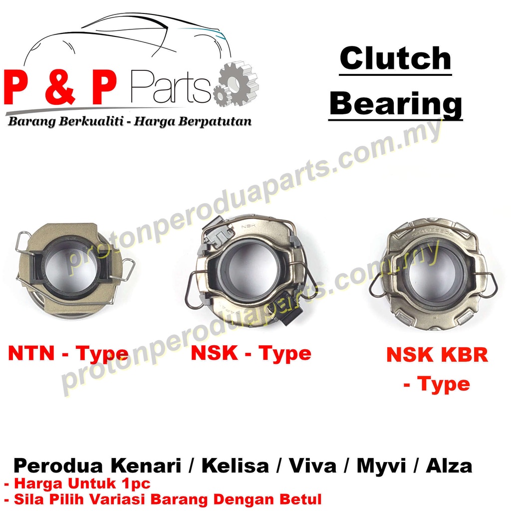 Clutch Bearing NTN NSK Made in Japan Perodua Kenari Kelisa Viva