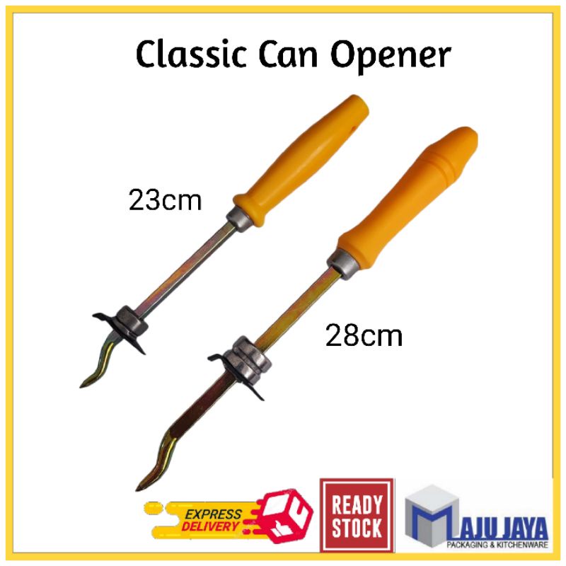 Classic Yellow Handle Can Tin And Bottle Opener / Pembuka tin Pemegang Kuning CO181/CO182 [Maju Jaya]