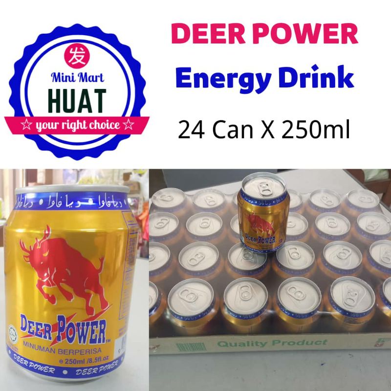 DEER POWER Energy Drink / Bull Energy Drink /Energy Drink /Minuman