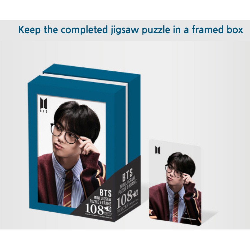 BT21 Tin Case Jigsaw Puzzle 108pcs Bangtan Boys Cartoon Puzzle Collection BTS 