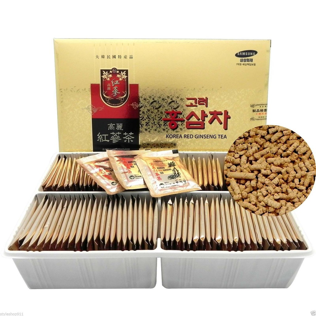 EKS Korean Red Ginseng Extract Red Ginseng Root Tea 3g x 100 sachets