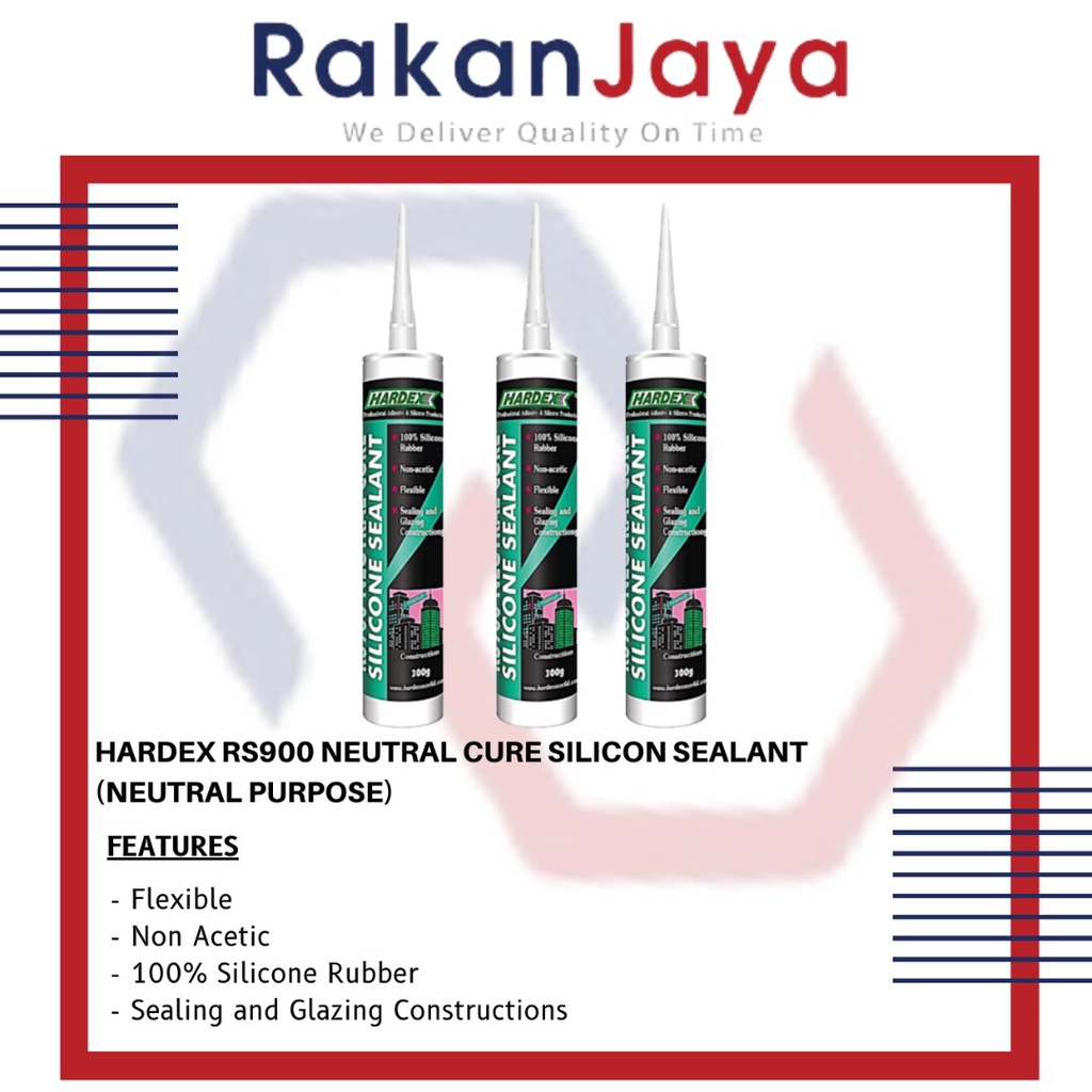 HARDEX RS900 NEUTRAL CURE SILICON SEALANT (NEUTRAL PURPOSE) Shopee
