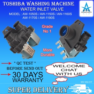 WASHING MACHINE TOSHIBA WATER INLET VALVE AW-1050S / AW-1150S / AW-1160S / AW-1170S / AW-1190S
