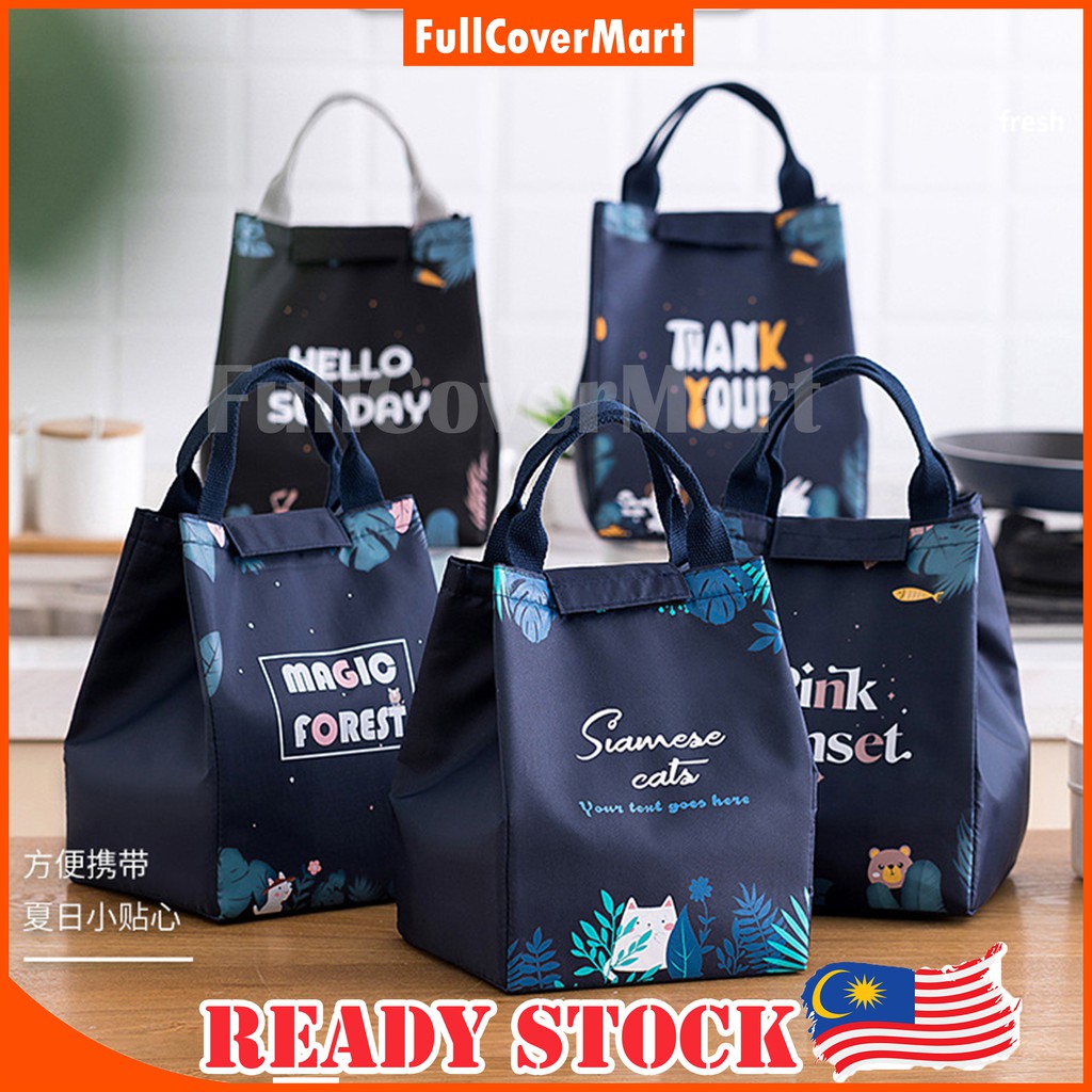 (STO15) Cartoon Insulated Thermal Cooler Microwave Safe Lunch Box Lunch