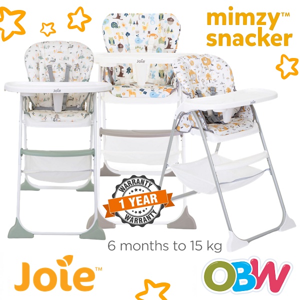 Joie Mimzy Snacker Baby High Chair Joie Baby Highchair Shopee Malaysia