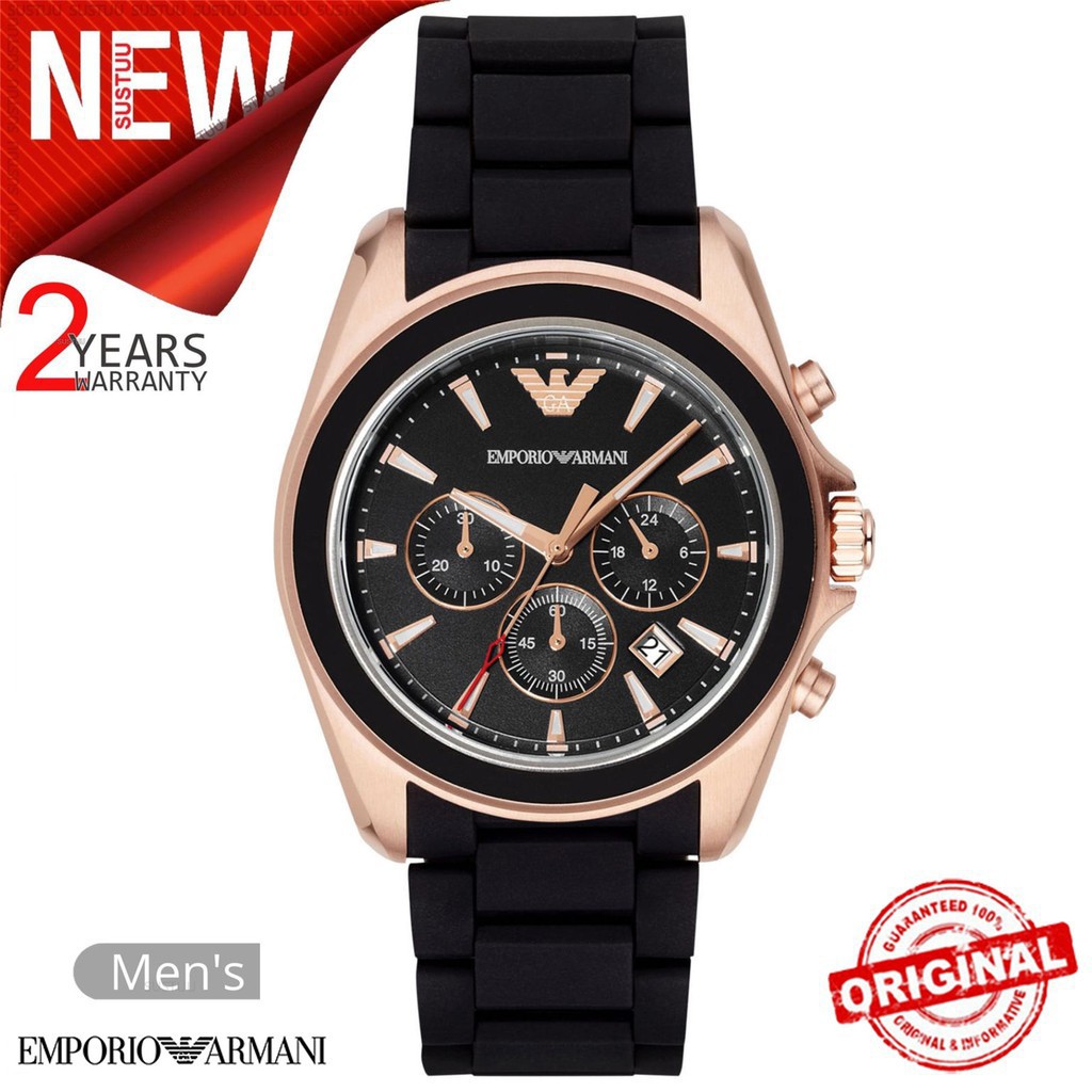 mens emporio armani chronograph watch ar6066