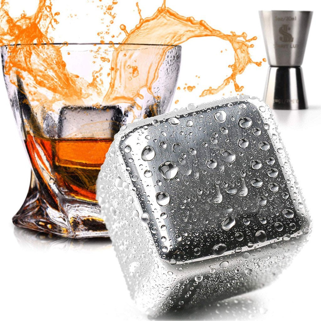 Reusable Stainless Steel Ice Cube (Single) Shopee Malaysia
