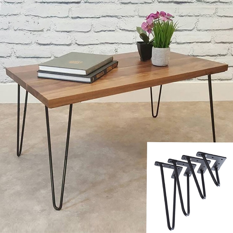 1pc Iron Metal Furniture Table Legs, Diy Side Table With Metal Legs