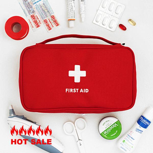 Portable mini  First aid kit travel  medical bag family first aid bag car supplies Hiking Survival Travel First Aid