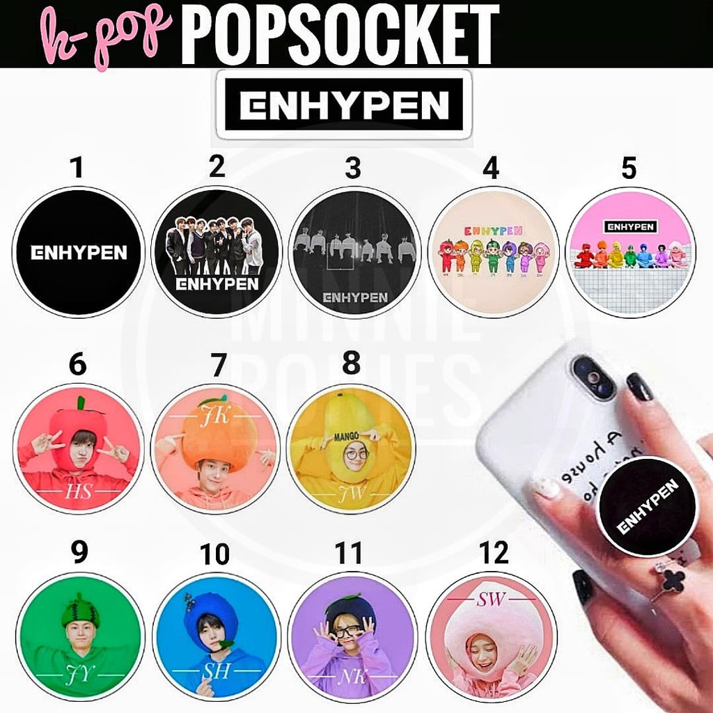 Popsocket ENHYPEN KPOP POP SOCKET 