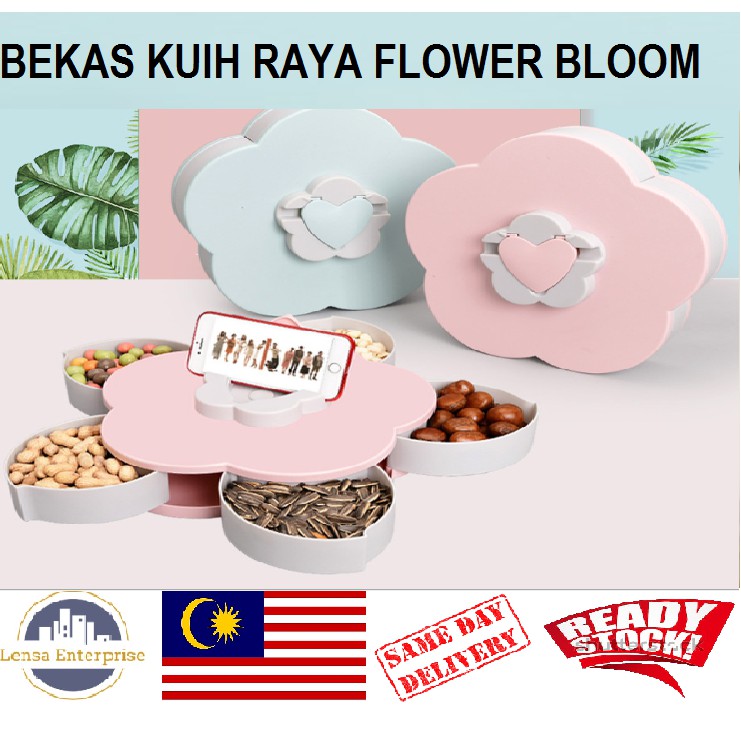 BEKAS BISKUT KUIH RAYA CANDY BOX CHINESE NEW YEAR FLOWER ...