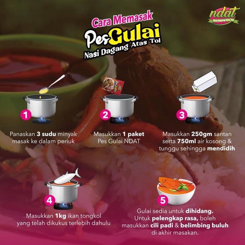 Pes Gulai Kecil 250g Nasi Dagang Atas Tol Shopee Malaysia