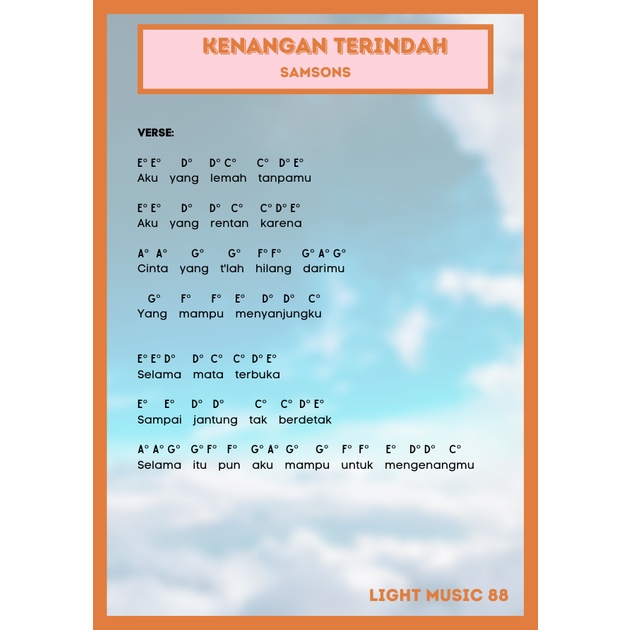 KALIMBA E-BOOK INDONESIAN SONGS ONLY ! | SUITABLE FOR BEGINNERS ! | Shopee Malaysia