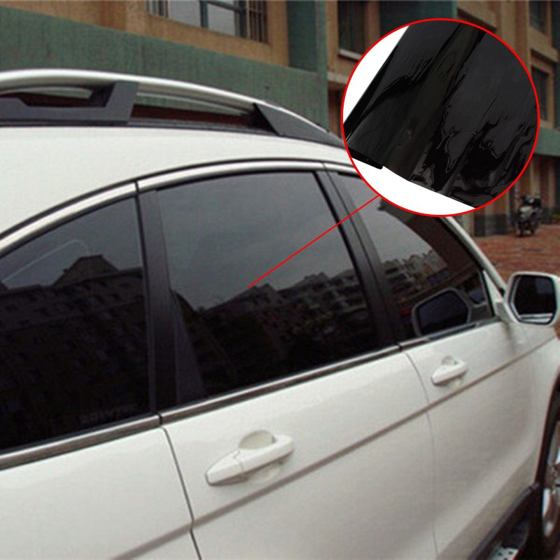 RenxinU Auto Anti UV Resistente ai Graffi Finestra Pellicola Tinte Nero Kit Rullo VLT 50 cm x 3 m Pellicola per Vetri Car Window Tint Film 