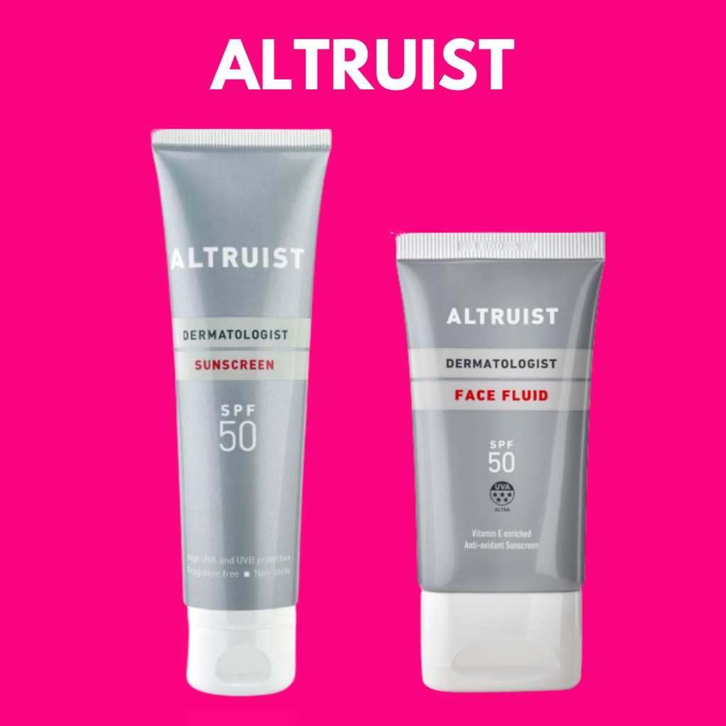 Altruist Dermatologist Sunscreen SPF 50 Face Fluid 100ml/ 50ml Shopee Malaysia