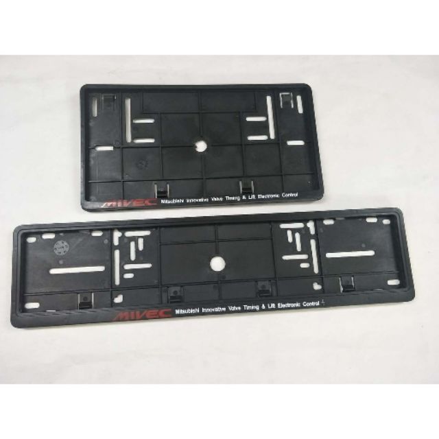 UNIVERSAL CAR LICENSE PLATE FRAME NUMBER PLATE HOLDER Shopee Malaysia