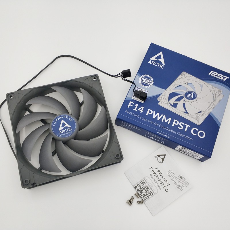 arctic fan f14 pwm pst