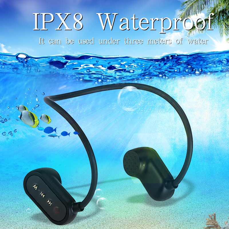 ipx8 swimming headphones