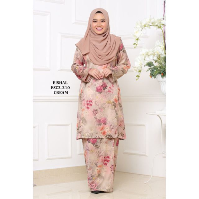 Clearance Stok Baju  Kurung  Pahang Dubai  Silk  Shopee Malaysia