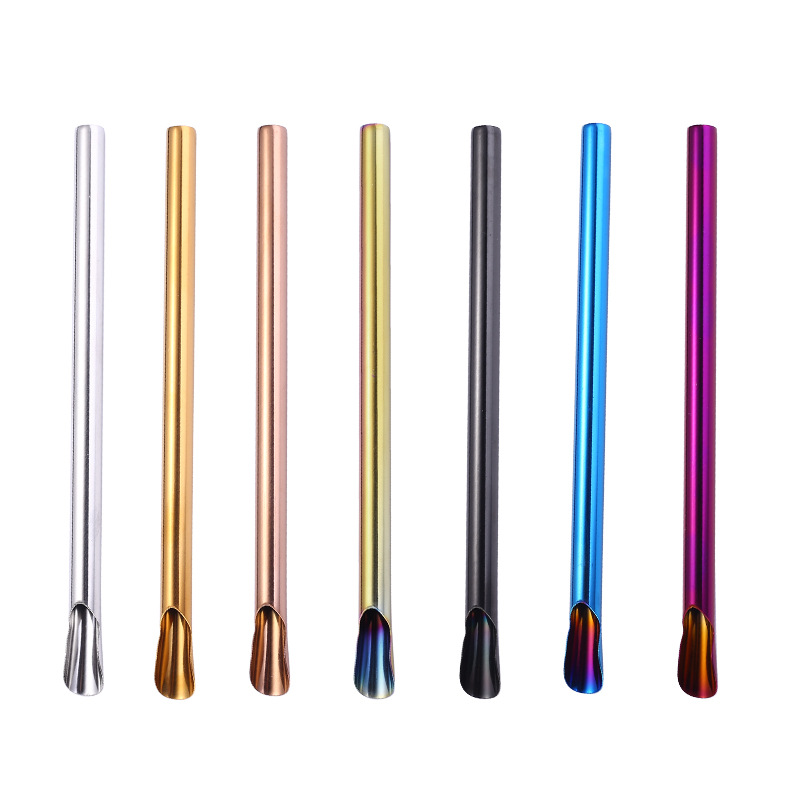 304 Stainless Steel Straws SGS Inspection Qualified Food Grade Material 304 Pearl Milk Tea