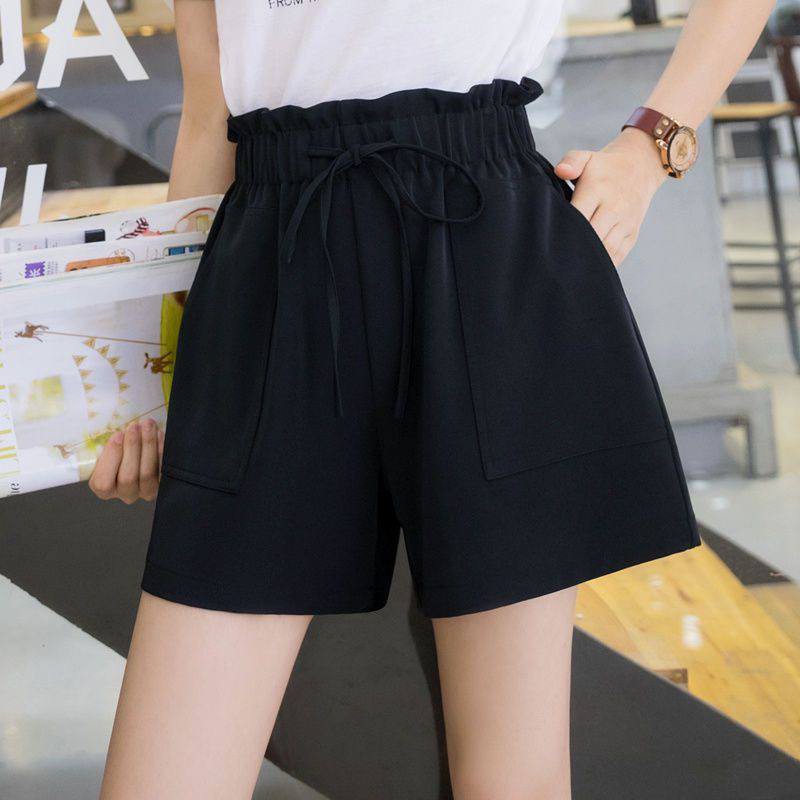 🔥🔥🔥【Ready Stock】🔥🔥🔥🔥Women Korean Style Short Pants Korean Casual Plain High Waist Pants