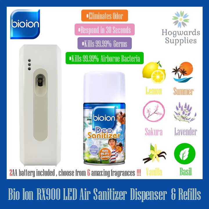 🔥Bio Ion💥RX900 LED Air Sanitizer Dispenser Light Sensor Air Freshener