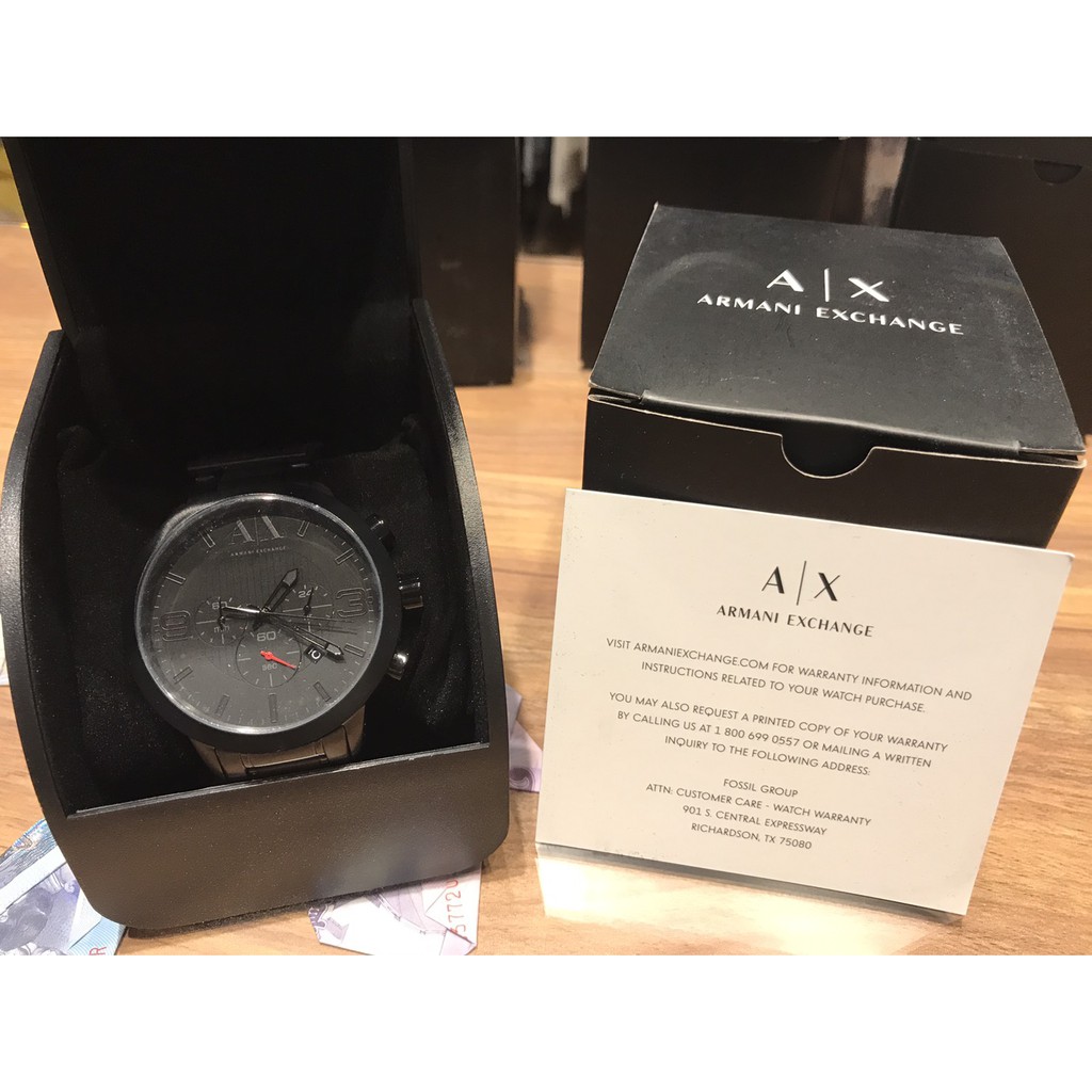 armani exchange watch warranty