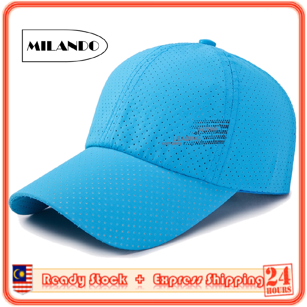 MILANDO Men Adult Fashion Baseball Hat Sport Outdoor Sun Hat Cap Topi Lelaki (Type17)