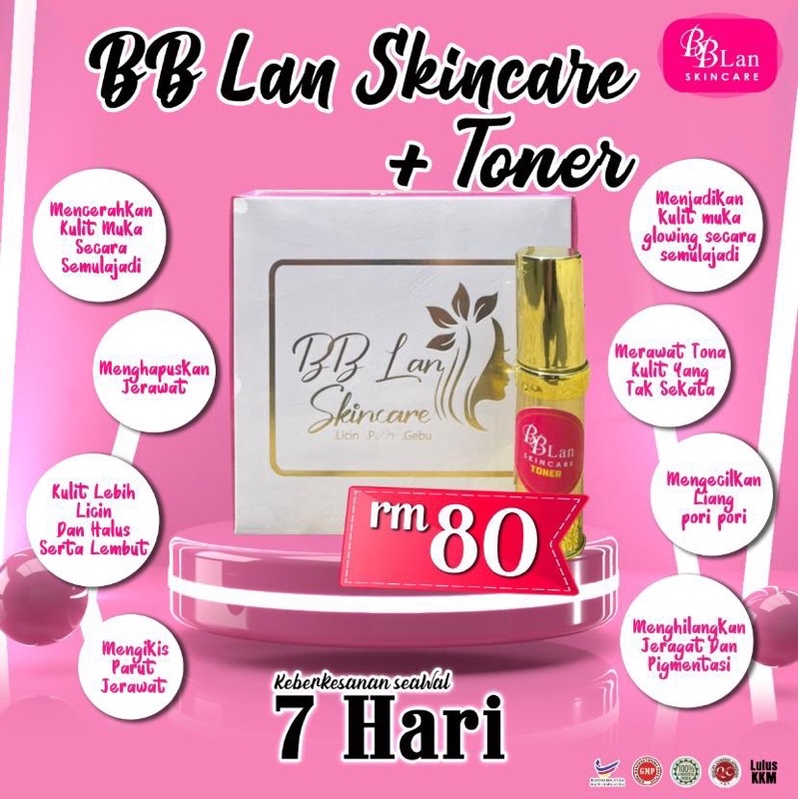 BBLAN SKINCARE VIRAL (LULUS KKM) SET TONER Shopee Malaysia
