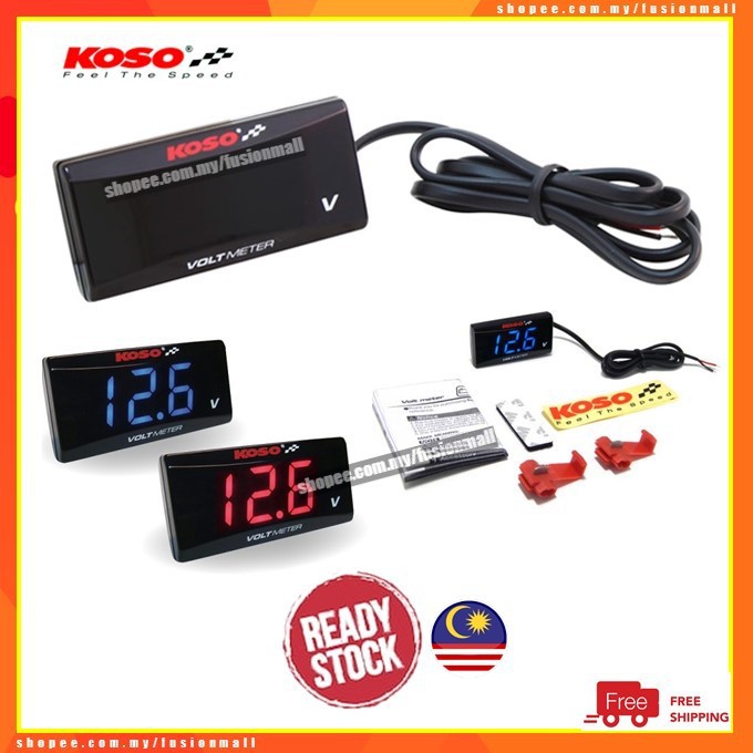 READY STOCK KOSO SUPER SLIM STYLE DIGITAL MOTORCYCLE