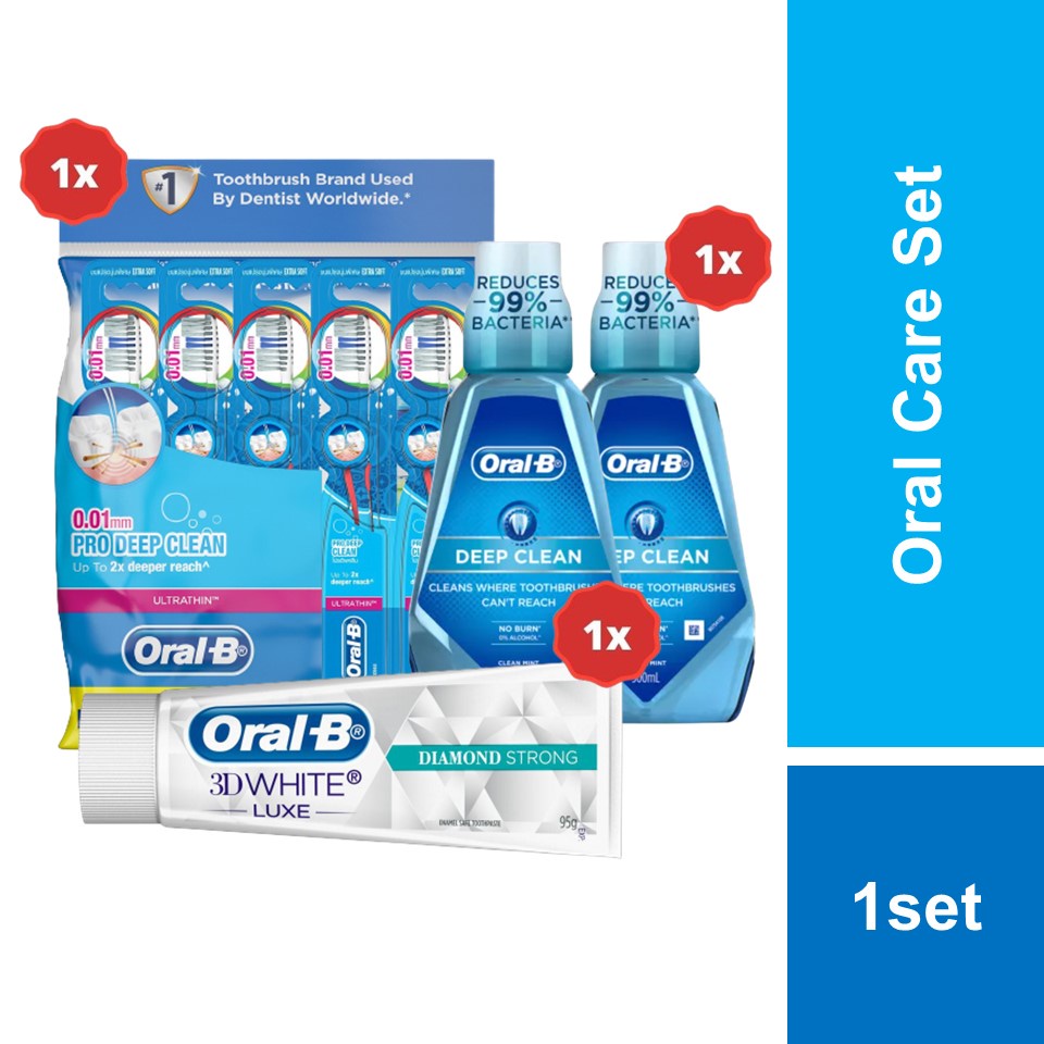 Oral B - Oral Care Set | Shopee Malaysia