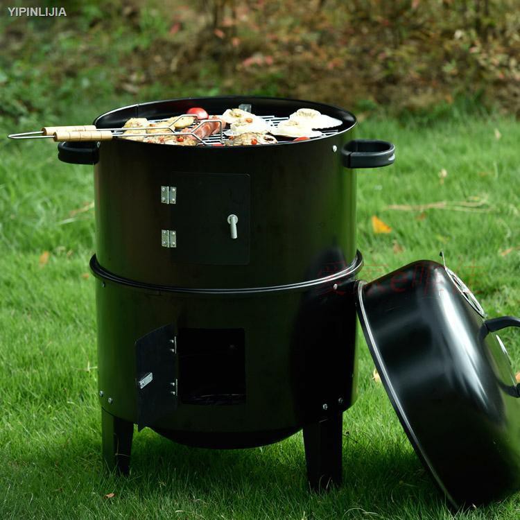 BBQ Grill Outdoor Detachable 3in1 Barbecue Barrel Onsite Barbecue