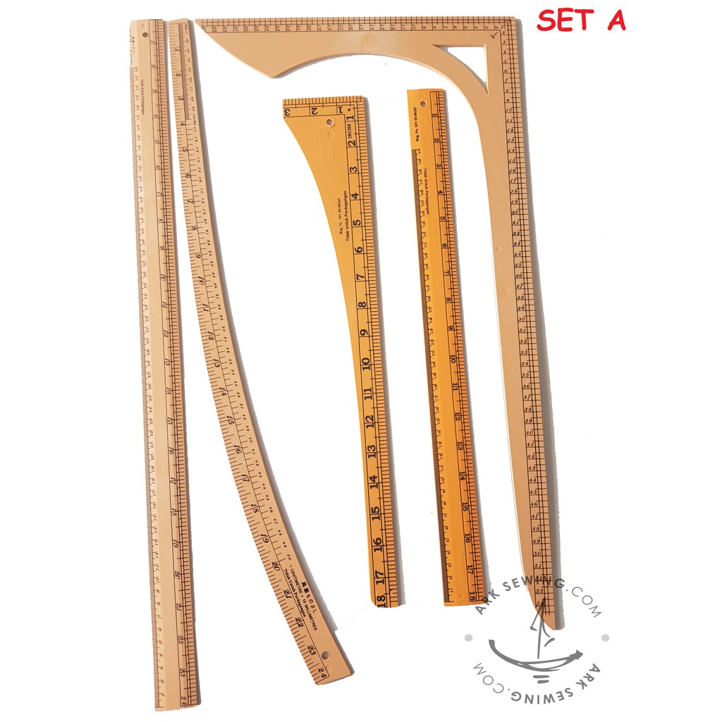 TAILORING RULER SET / PEMBARIS JAHIT PLASTIC Shopee Malaysia