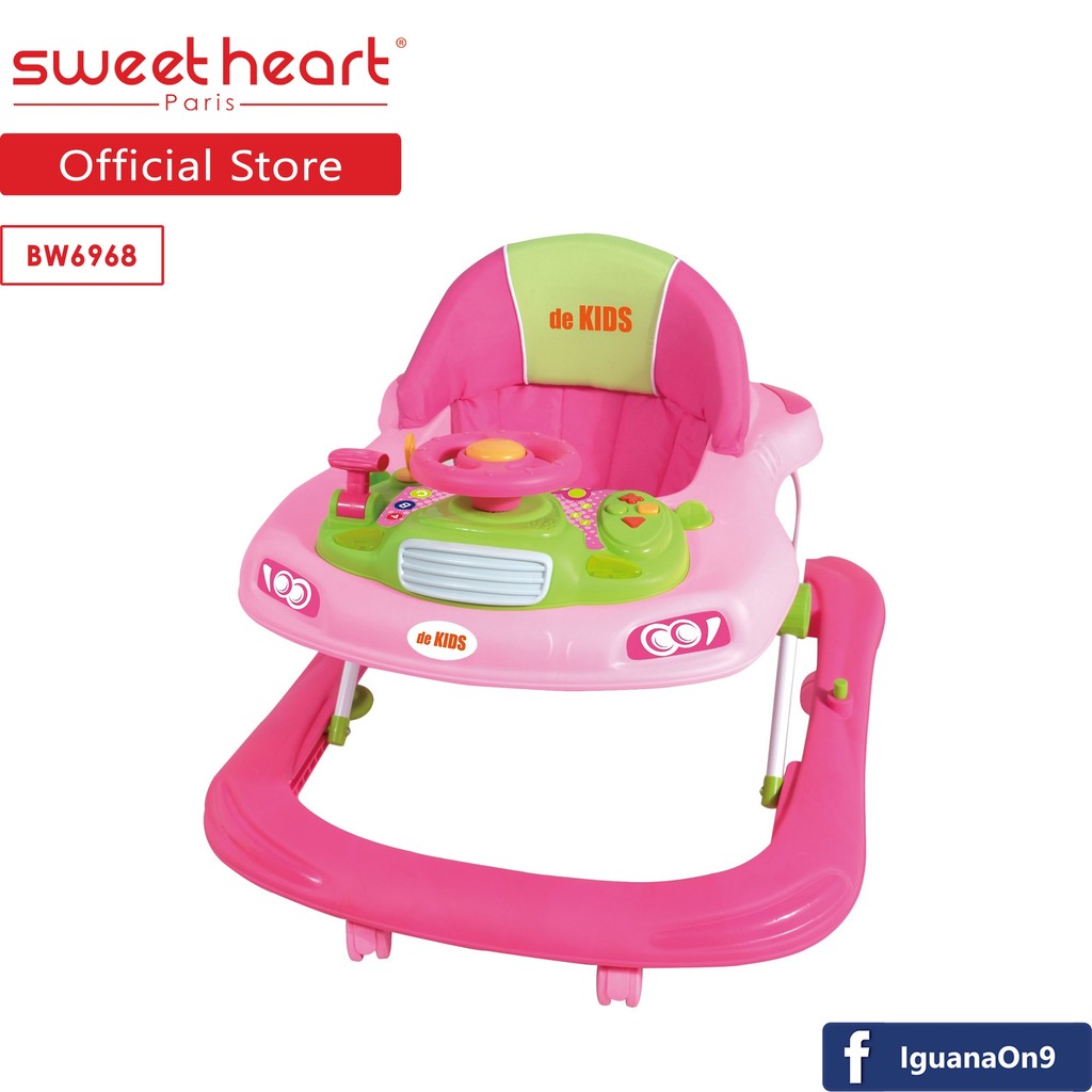 sweet heart paris baby walker