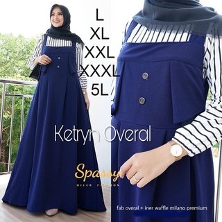  Gamis  Jumbo Overall  Ketrynter Latest L Xl Xxl Xxxl 5xl 