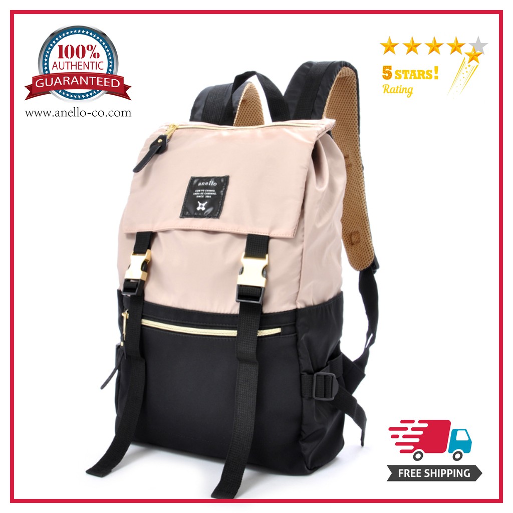 anello gold buckle backpack