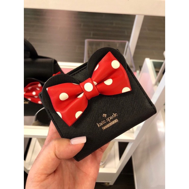 Kate spade Ksny x Minnie Mouse Adalyn Small Wallet | Shopee Malaysia