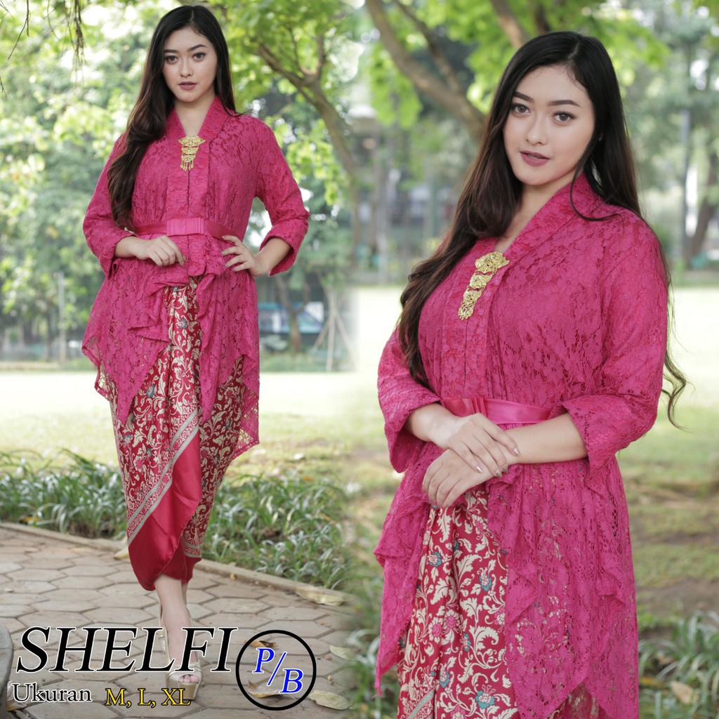 Stelan Kebaya Brokat Shelfi Kebaya Brokat Kebaya Modern Kebaya Kartini Modern Stelan Kebaya Brokat Shelfi Kebaya Brokat Kebaya Modern Kebaya Kartini Modern Shopee Malaysia