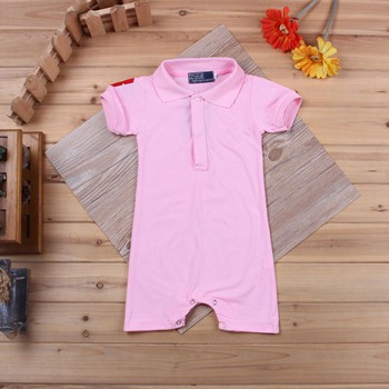 polo jumpsuit pink